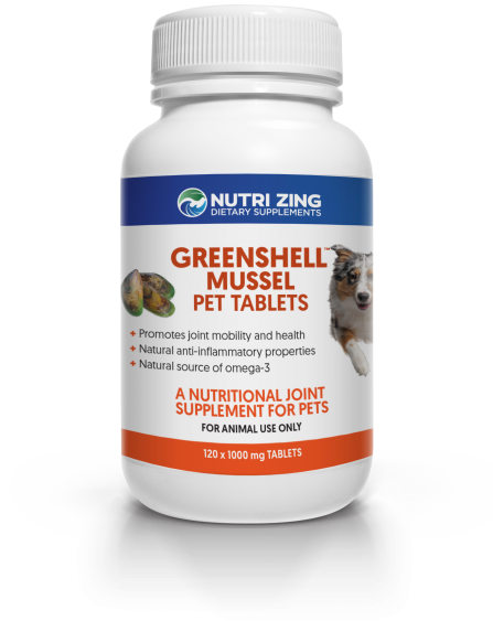 Nutri Zing Greenshell™ Mussel Pet Tablets